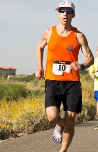 Running in a 5K in April, 2013